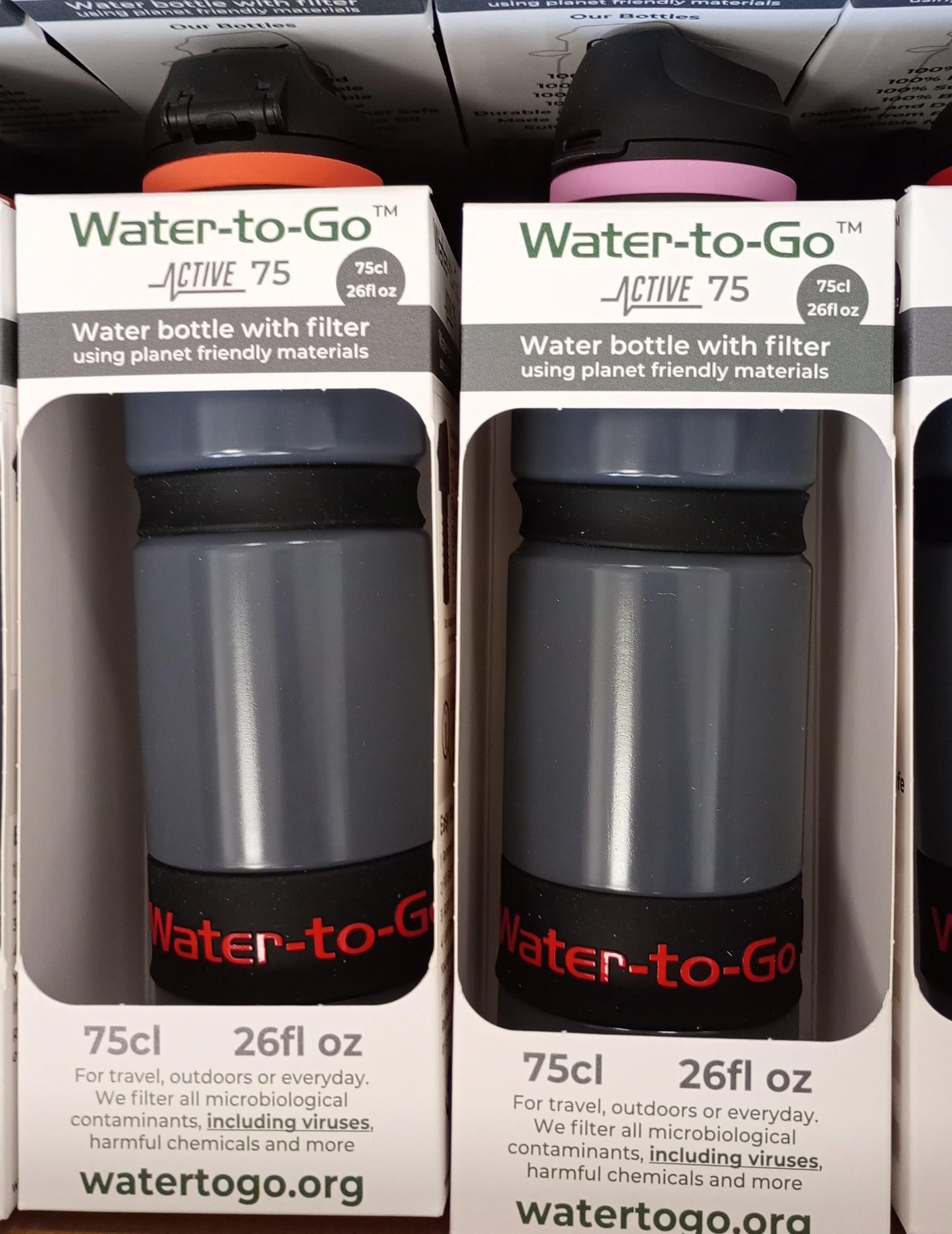 Filter water bottle and additional Kenya T-shirt