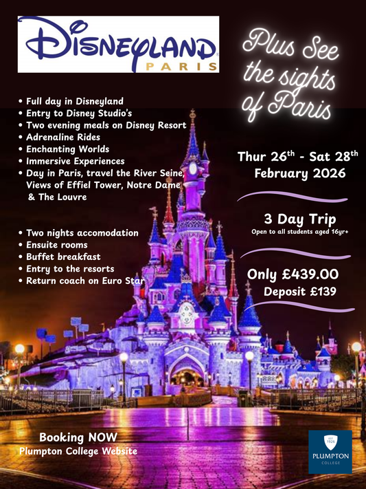 PD Overnight Trip: Disneyland Paris & Sightseeing