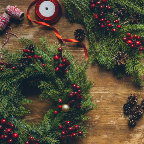 Christmas Door Wreath | Plumpton College Site